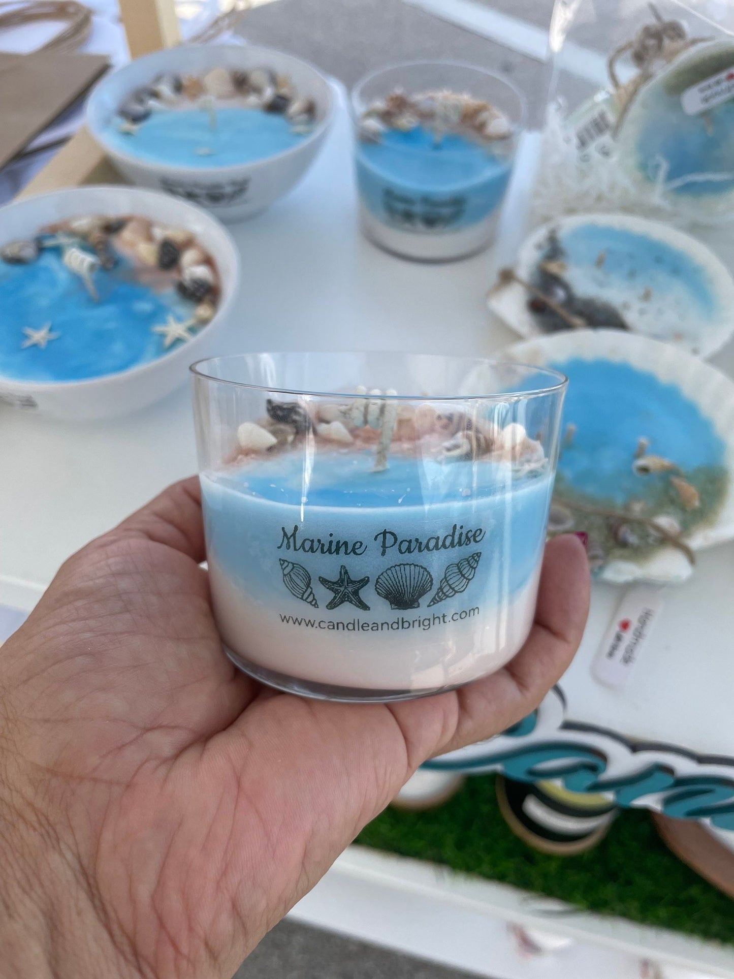 Marine Paradise Soy Candle