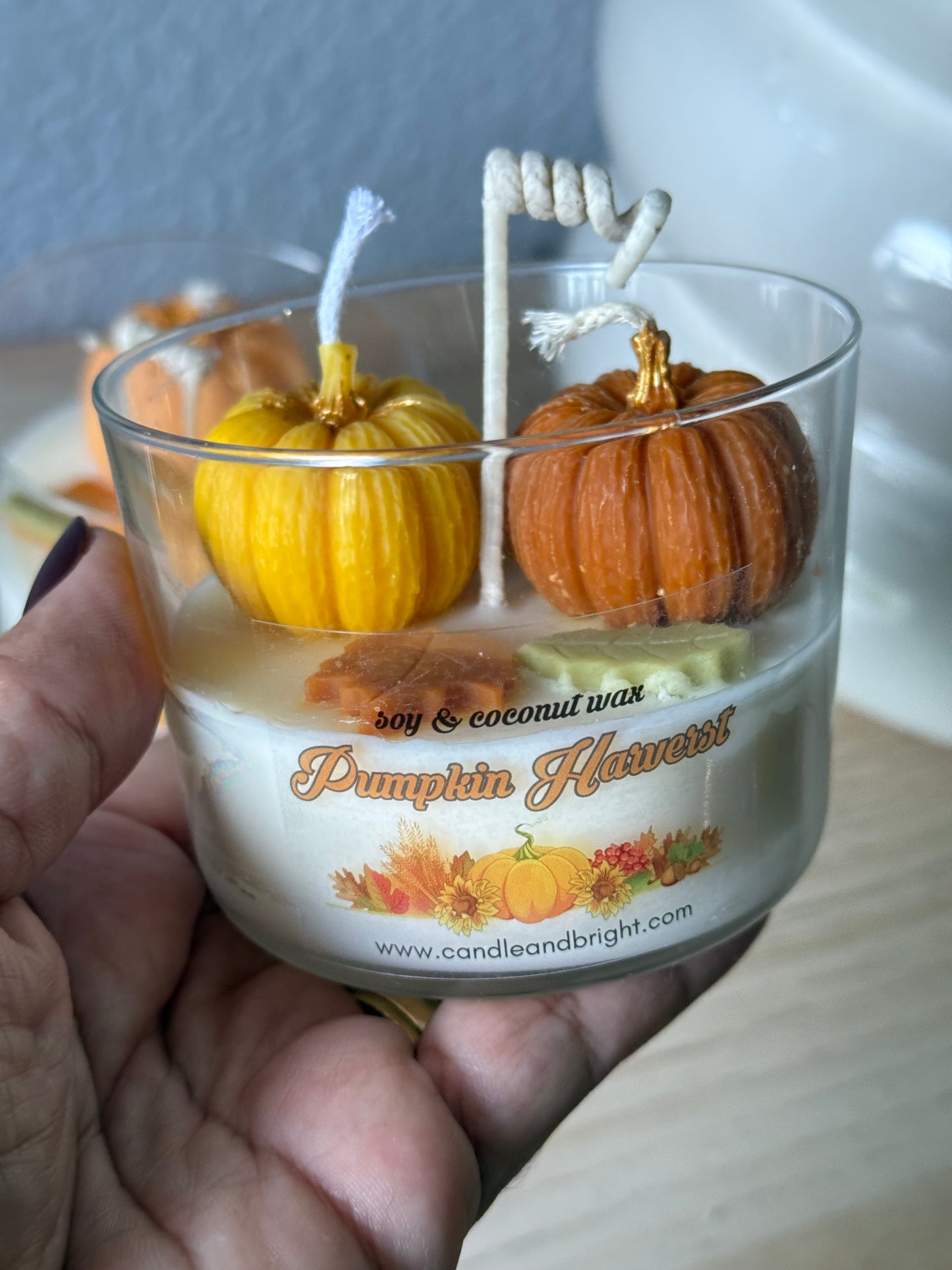 Fall Candles, Pumpkin Glow