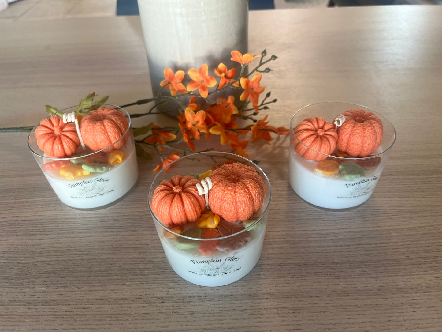 Fall Candles, Pumpkin Glow