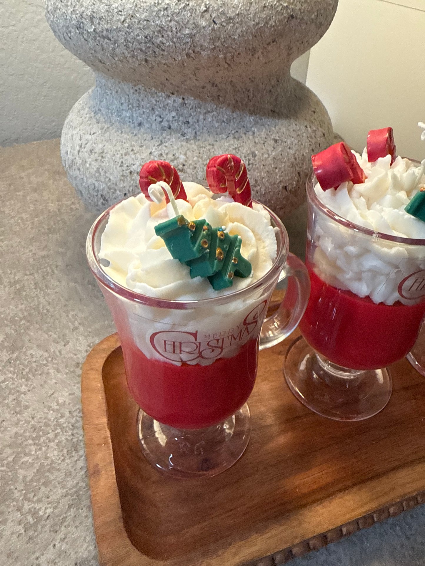 Christmas hot Cocoa Candle