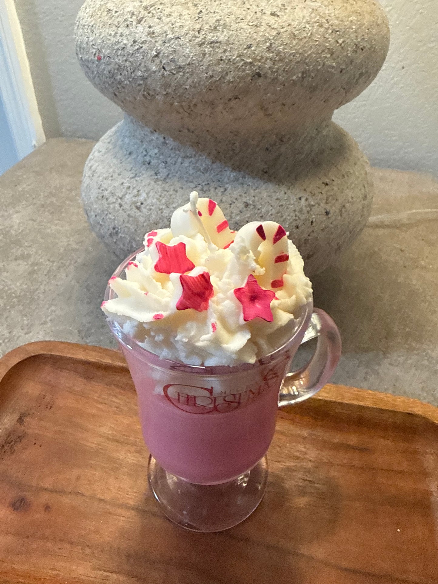 Christmas hot Cocoa Candle