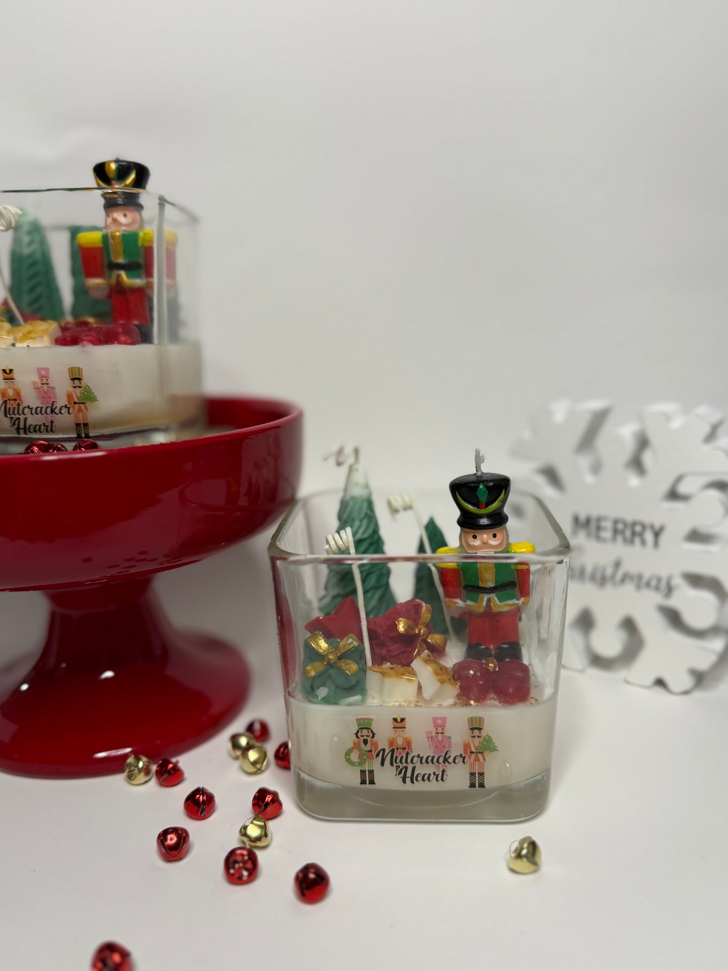 Christmas Nutcracker  Handmade Candle