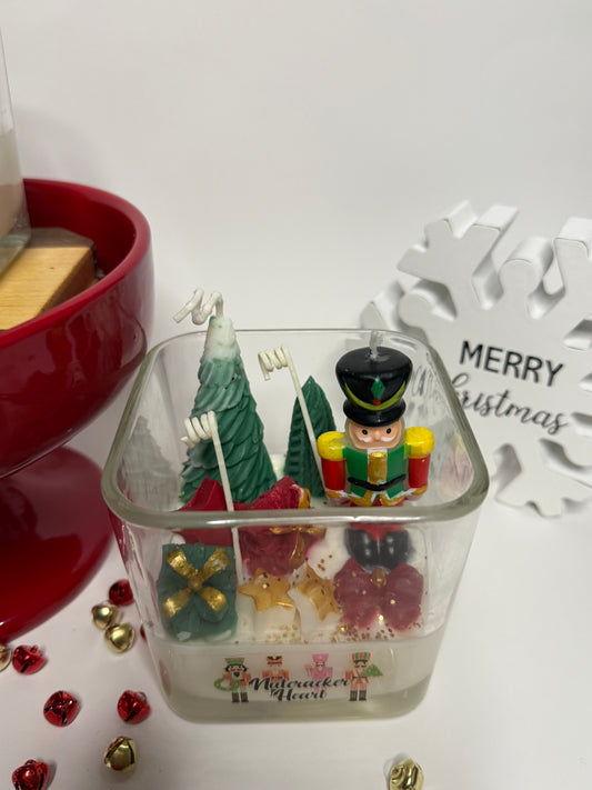 Christmas Nutcracker  Handmade Candle