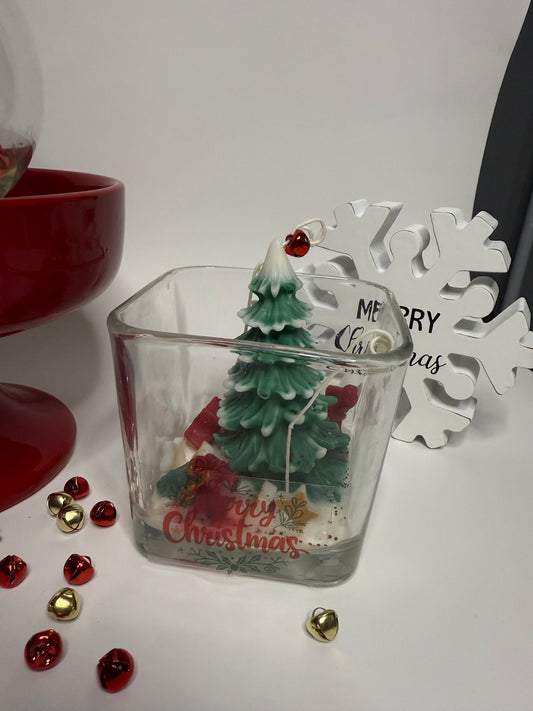 Christmas Tree Handmade Candle