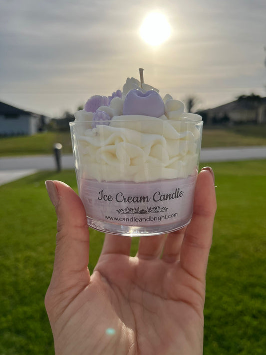 Soy Wax Candle Ice cream Candle