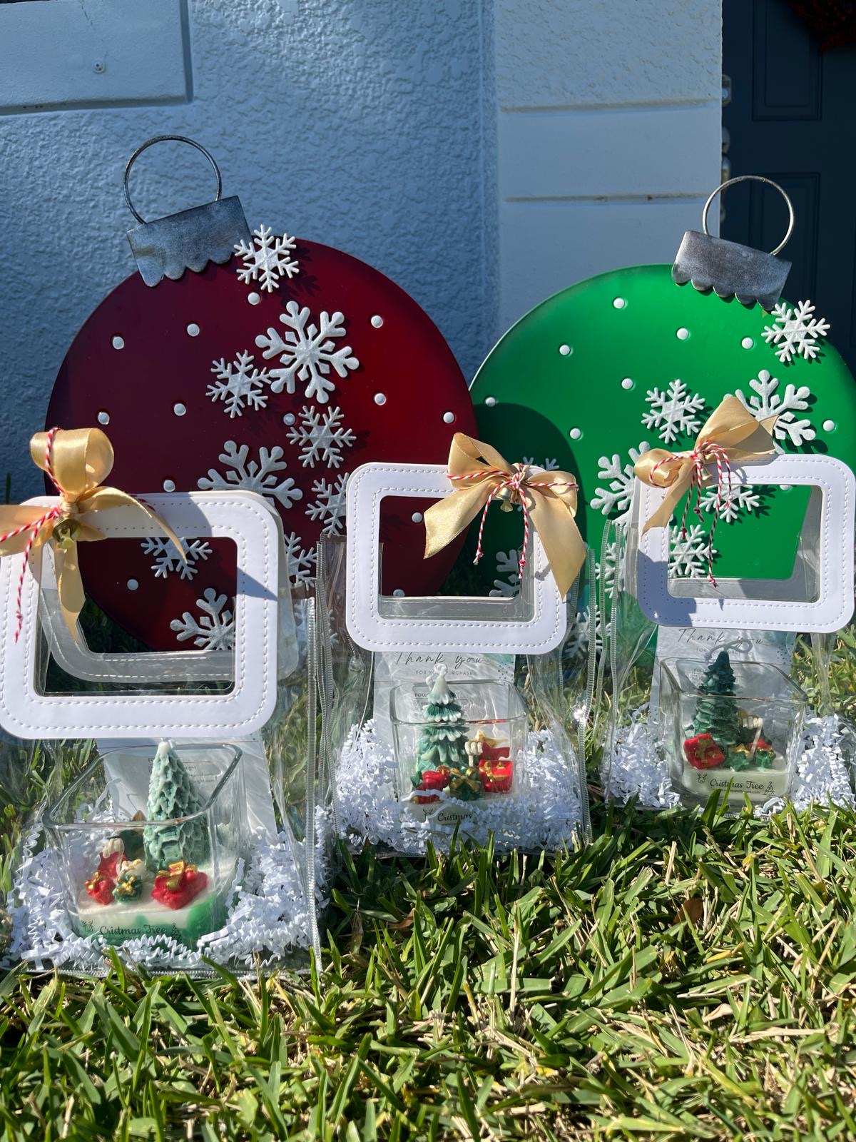 Christmas Tree Handmade Candle