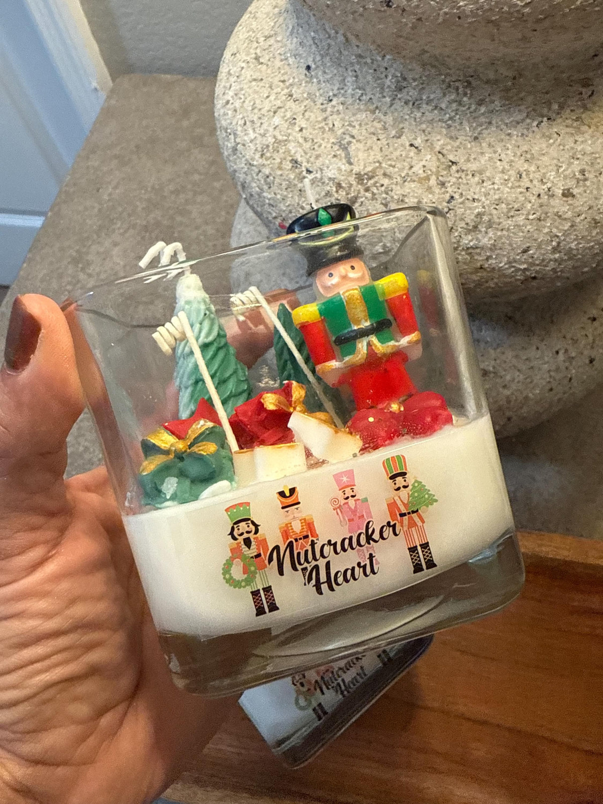 Christmas Soy Candle – Nutcracker Holiday Candle Gift