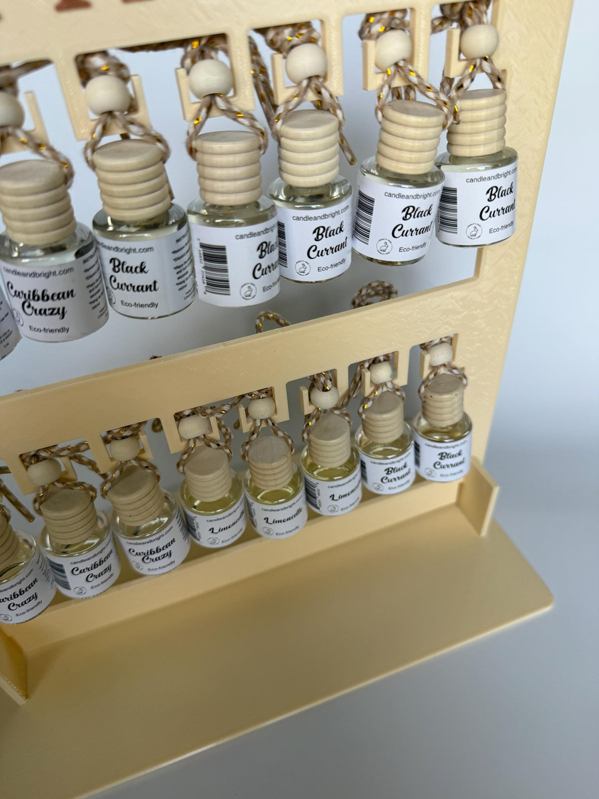 Personalized 16-Slot Car Air Freshener Display Stand for Vendors