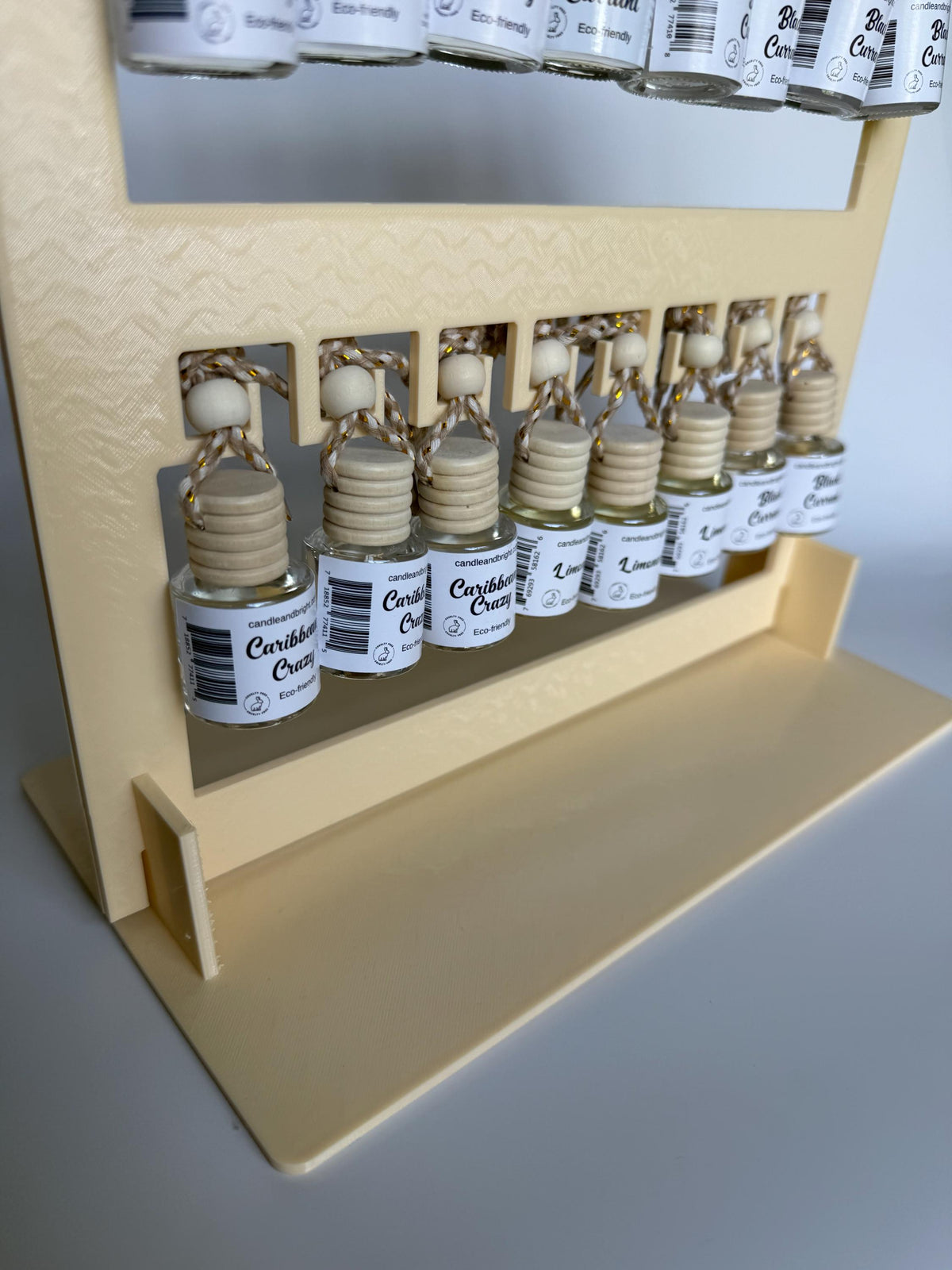 Personalized 16-Slot Car Air Freshener Display Stand for Vendors