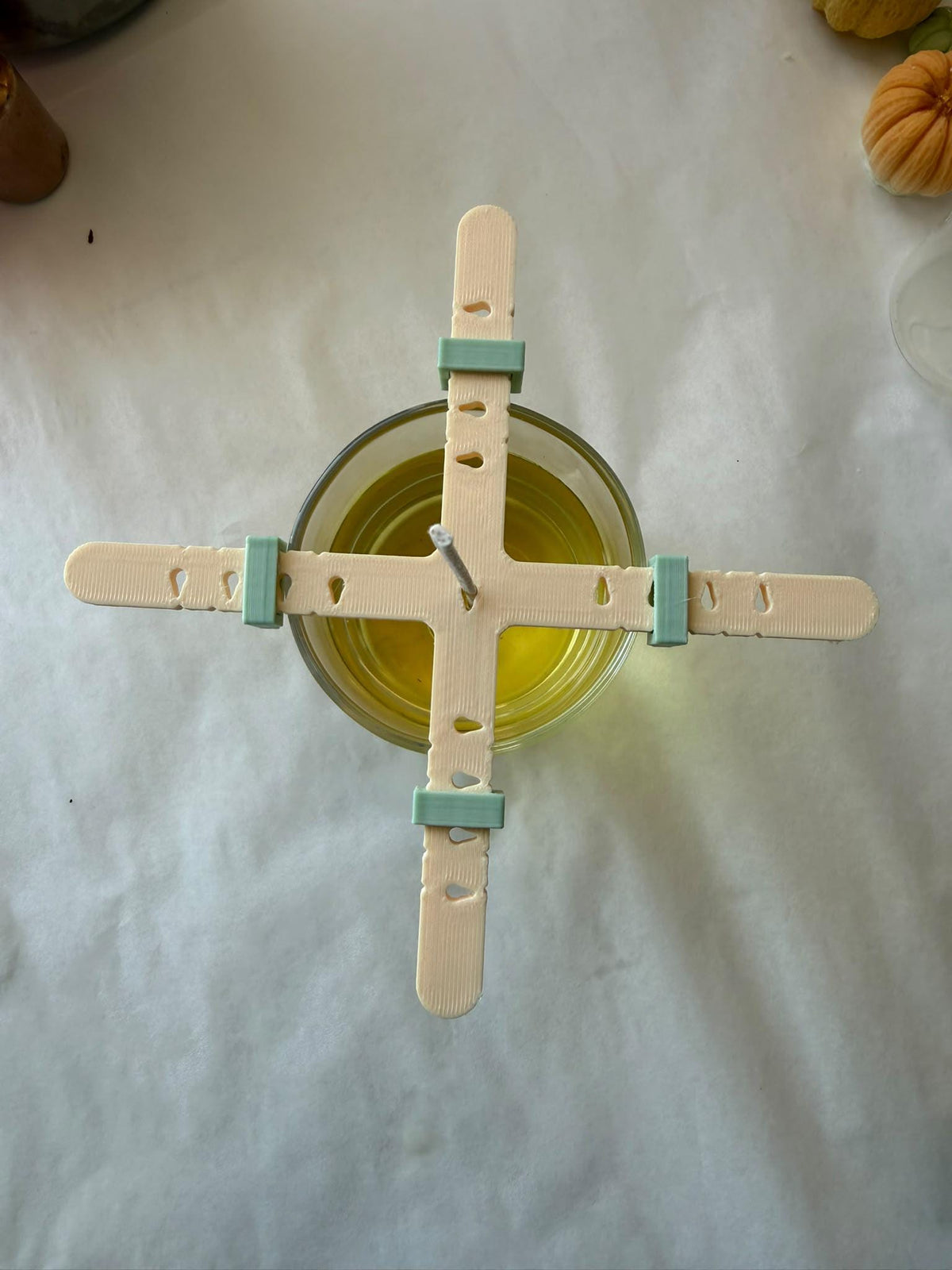 Adjustable Wick Centering Device – Reusable Candle Wick Holder for 7, 10 & 14 oz Jars